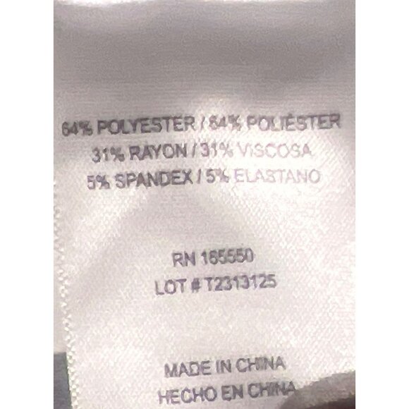 32°Heat Womens Plaid Button-Up Long Sleeve Shirt Size M Gray/White - Picture 4 of 5